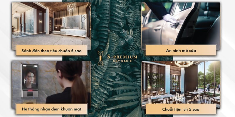 Các tiện ích tuyệt vời từ phân khu The Oasis